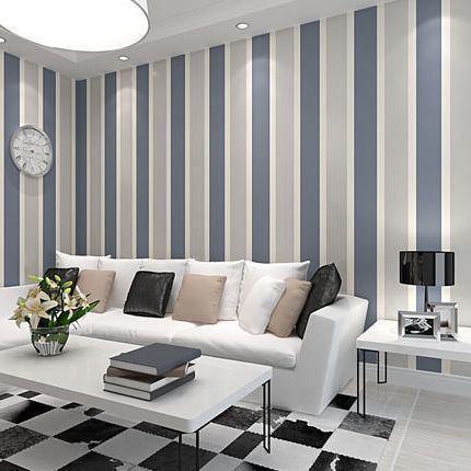 sitting room striped - 16 نکته‌ طراحی دکوراسیون اتاق پذیرایی
