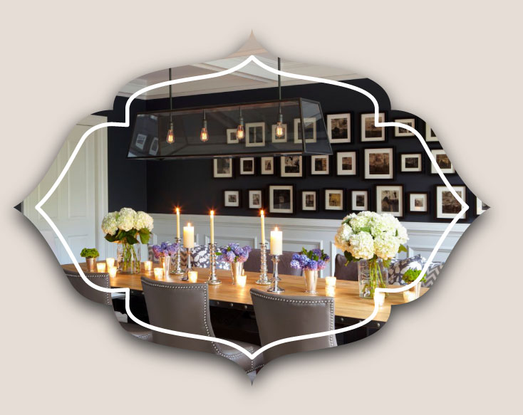 dinning room walls - ویژگی‌ های دکوراسیون مناسب برای دیوار اتاق ناهارخوری