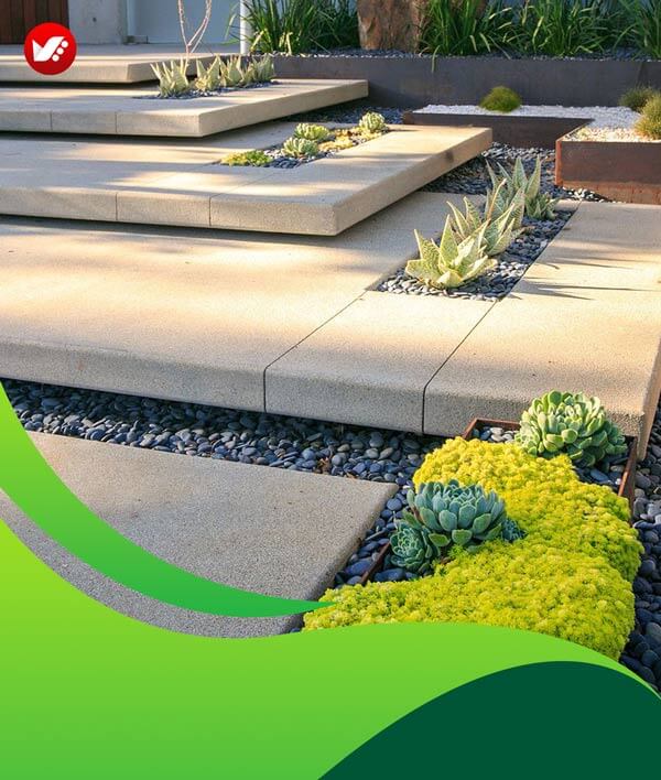 lanscape design 128 - طراحی لند اسکیپ برای باغ و فضاهای سبز مسکونی