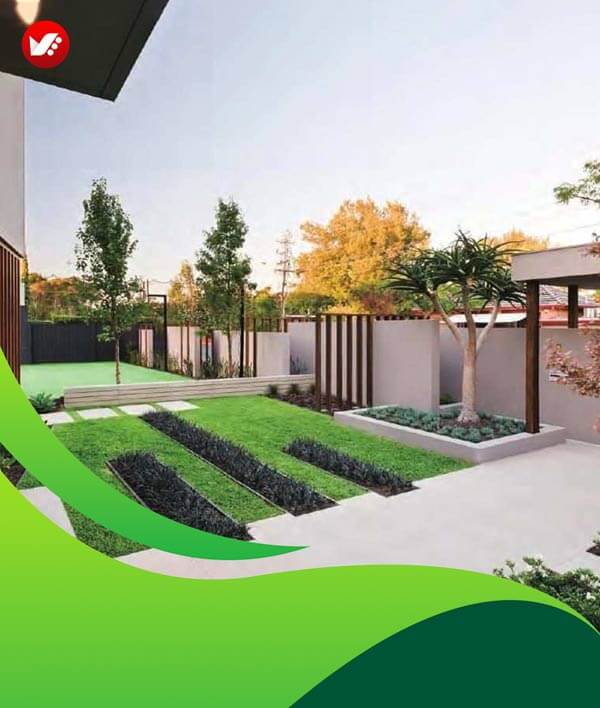 lanscape design 131 - طراحی لند اسکیپ برای باغ و فضاهای سبز مسکونی